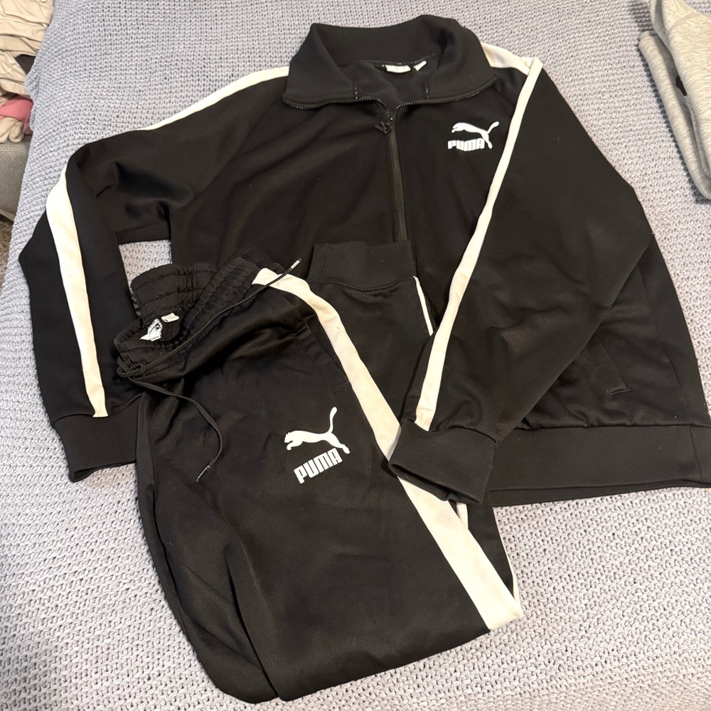 PUMA- [blk/wht] Tracksuit (set) | Jacket-XL / Joggers-L